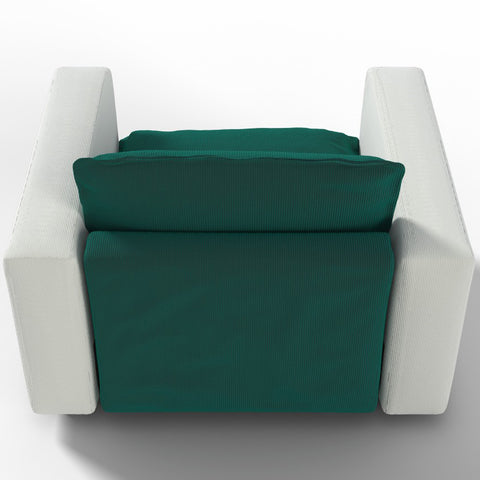 Ainfox Module Sofa Oversized Sectional Sofa Green With Armrest Beige For Living Room
