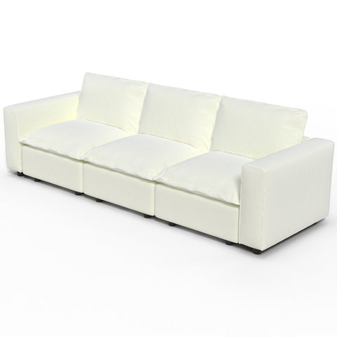 Ainfox 114inch 3-Seat Sofa Luxury Sofa For Home,Appartment,Villa