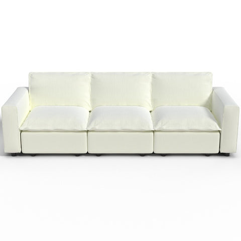 Ainfox 114inch 3-Seat Sofa Luxury Sofa For Home,Appartment,Villa