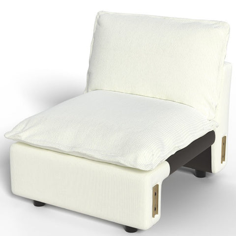 Ainfox Module Sofa Oversized Sectional Sofa White For Living Room