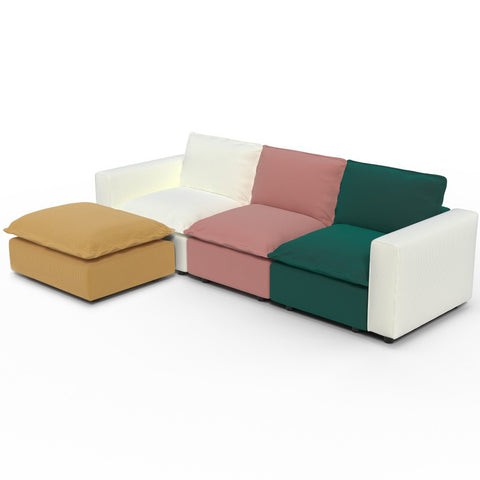 Ainfox L-shaped Module Sofa Oversized Rainbow Sofa