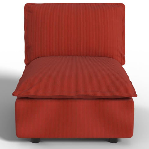 Ainfox Module Sofa Oversized Sectional Sofa Red For Living Room
