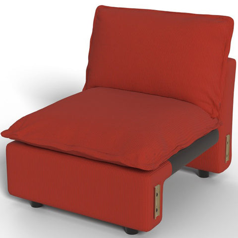 Ainfox Module Sofa Oversized Sectional Sofa Red For Living Room