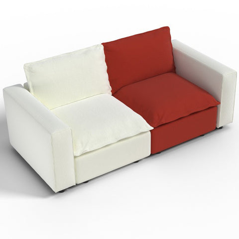 Ainfox 82inch Loveseat Sofa Luxury Sofa Rainbow Sofa For Home,Appartment,Vila