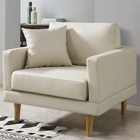 Ainfox Module Sofa Oversized Single Sofa Chair for Living Room, Bedroom, Office, Apartment, Waiting Room