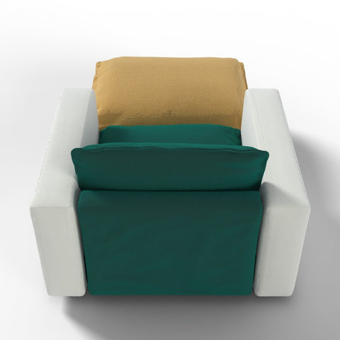 Ainfox Module Sofa Oversized Sleeper Sofa Green With Ottoman Yellow For Salon,Living Room and etc