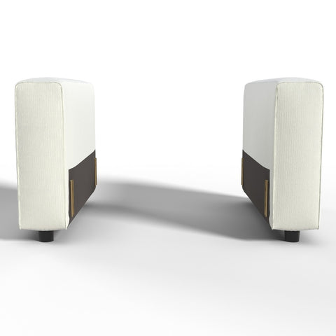 Ainfox Module Sofa Oversized Sectional Sofa Armrest Beige For Living Room