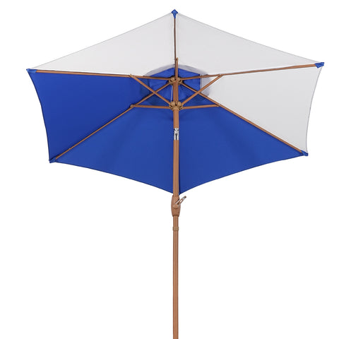 Ainfox 7.5 ft Contrast Color Patio Umbrella Tilt Without Base