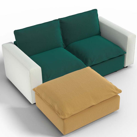 Ainfox L shaped Module Sofa 3 Seats Rainbow Sofa For Living Room,Vila,Apartment