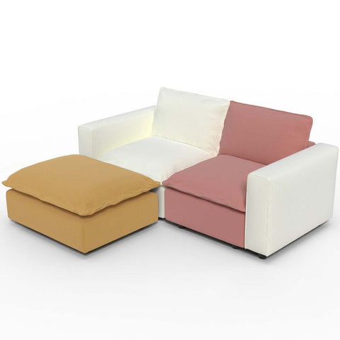 Ainfox L shaped Module Sofa 3 Seats For Living Room,Vila,Apartment