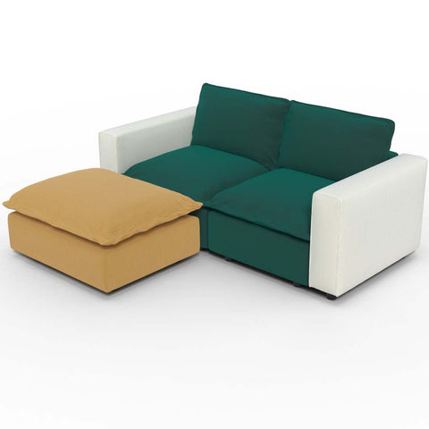 Ainfox L shaped Module Sofa 3 Seats Rainbow Sofa For Living Room,Vila,Apartment