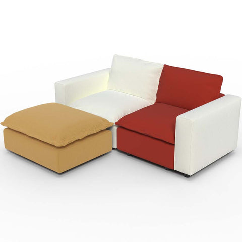 Ainfox L shaped Module Sofa 3 Seats For Living Room,Vila,Apartment