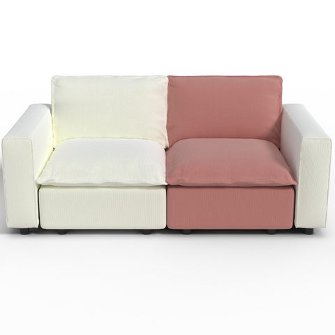 Ainfox Rainbow Module Sofa LoveSeat Colorful Sofa for Living Room