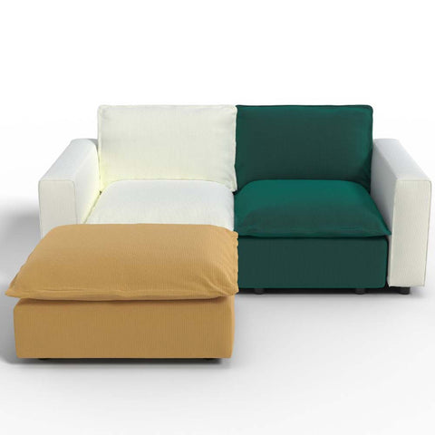 Ainfox L shaped Module Sofa 3 Seats Rainbow Sofa For Living Room,Vila,Apartment