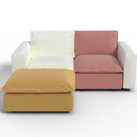 Ainfox L shaped Module Sofa 3 Seats For Living Room,Vila,Apartment
