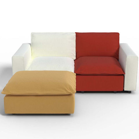 Ainfox L shaped Module Sofa 3 Seats For Living Room,Vila,Apartment