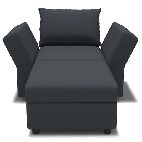 Ainfox 2 Seats Recline sofa Convertible Sofa Couch with Storage