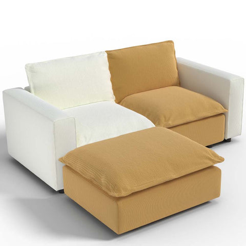 Ainfox L shaped Module Sofa 3 Seats For Living Room,Vila,Apartment