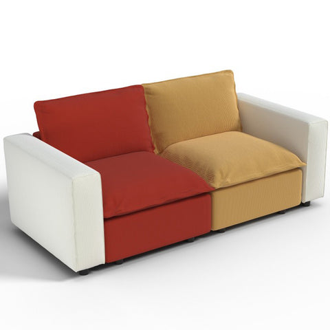Ainfox 82inch Loveseat Sofa Luxury Sofa For Home,Appartment,Vila