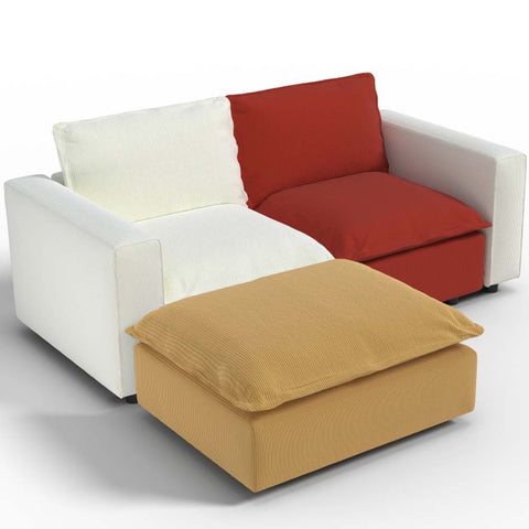 Ainfox L shaped Module Sofa 3 Seats For Living Room,Vila,Apartment