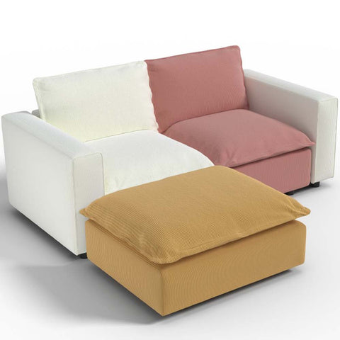 Ainfox L shaped Module Sofa 3 Seats For Living Room,Vila,Apartment