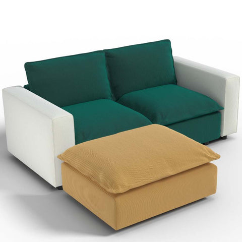 Ainfox L shaped Module Sofa 3 Seats Rainbow Sofa For Living Room,Vila,Apartment