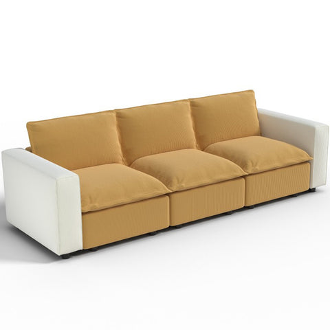 Ainfox 114inch 3-Seat Sofa Luxury Sofa For Home,Appartment,Villa