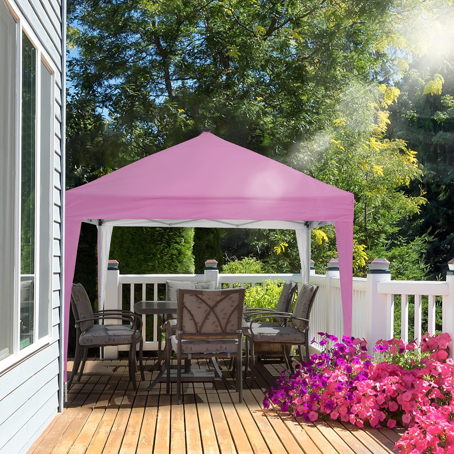 Ainfox 10 x 10 ft Pop-Up Party Canopy Tent Gazebo