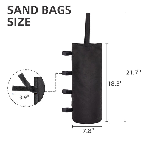 Ainfox 8ft x10ft Pop Up Canopy Tent, Portable Gazebo, Outdoor Canopy for Events With 1/2 SideWall and 4 Sandbags