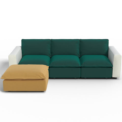 Ainfox Module Sofa L-shaped Oversized Rainbow Sofa For Salon,Living Room,Vila Etc