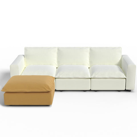Ainfox Module Sofa L-shaped Oversized Rainbow Sofa For Salon,Living Room,Vila Etc