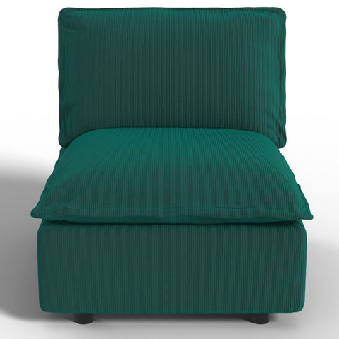 Ainfox Module Sofa Oversized Sectional Sofa Green For Living Room