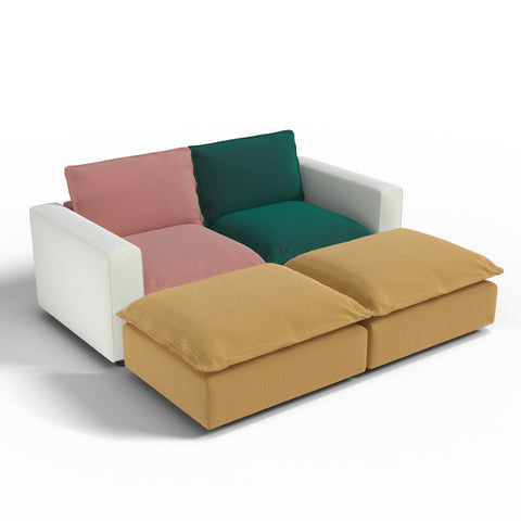 Ainfox Module Sofa Oversized Sleeper Sofa Bed For Salon,Living Room,Vila,Study