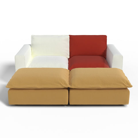 Ainfox Module Sofa Oversized 4 Seats Sleeper Sofa Bed For Salon,Living Room,Vila Etc