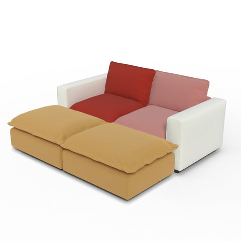 Ainfox Module Sofa Oversized Sleeper Sofa Bed For Salon,Living Room,Vila,Study