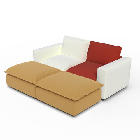 Ainfox Module Sofa Oversized 4 Seats Sleeper Sofa Bed For Salon,Living Room,Vila Etc