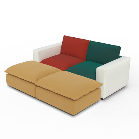 Ainfox Module Sofa Oversized 4 Seats Sleeper Sofa Bed For Salon,Living Room,Vila Etc