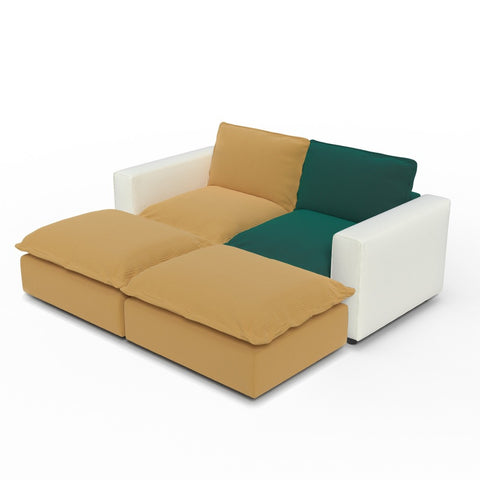 Ainfox Module Sofa Oversized Sleeper Sofa Bed For Salon,Living Room,Vila,Study