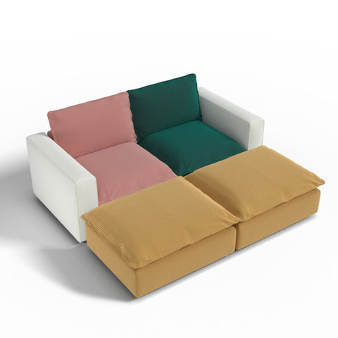 Ainfox Module Sofa Oversized Sleeper Sofa Bed For Salon,Living Room,Vila,Study