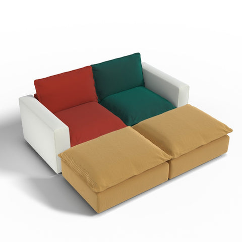 Ainfox Module Sofa Oversized 4 Seats Sleeper Sofa Bed For Salon,Living Room,Vila Etc