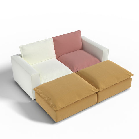 Ainfox Module Sofa Oversized Sleeper Sofa Bed For Salon,Living Room,Vila,Study
