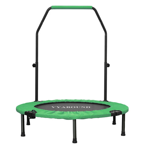 VyaBound 40" Mini Trampoline for Adults and Kids Exercise Rebounder Fitness Trampoline Max Load 330lbs