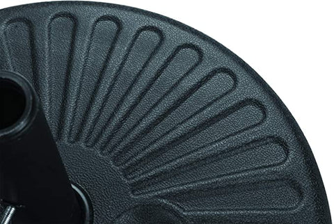 UNIDAZE 20*4.7 Inches Black Base,HPDE and Steel Base,Umbrella Base with Adjustable Knob