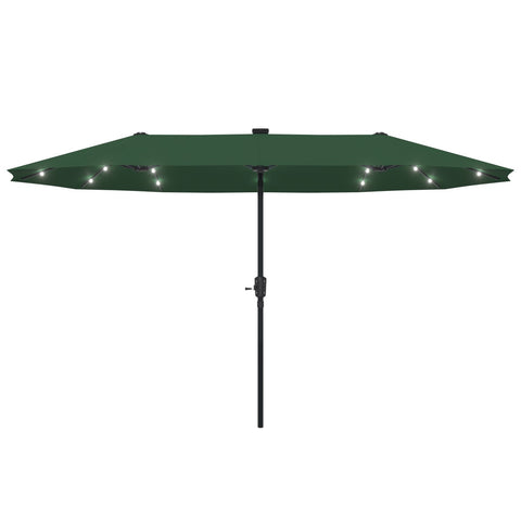 Ainfox 13ft Patio Umbrella Outdoor With 36 Led Lights For Outdoor,Market