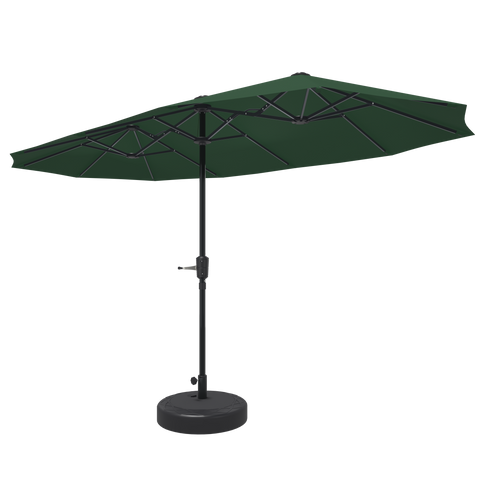 Ainfox 13ft Patio Umbrella Outdoor Two Layers With Umbrella Base