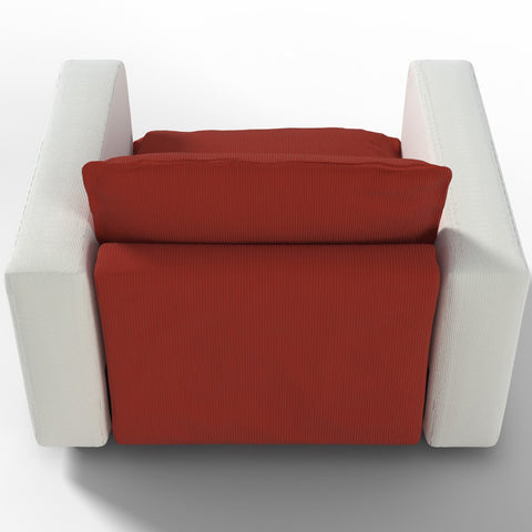 Ainfox Module Sofa Oversized Sectional Red With Armrest Beige For Living Room