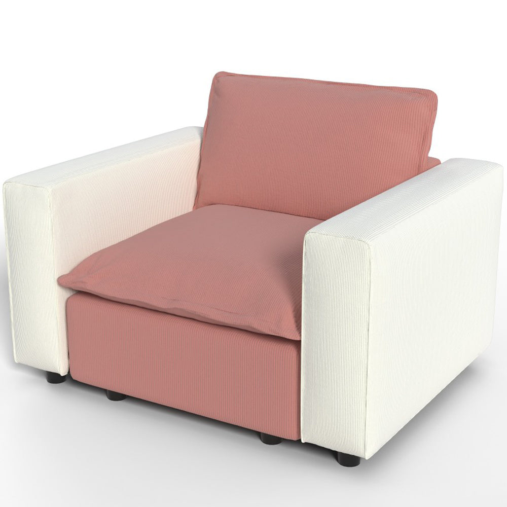 Module Sofa Oversized Sectional Armrest Beige Living Room