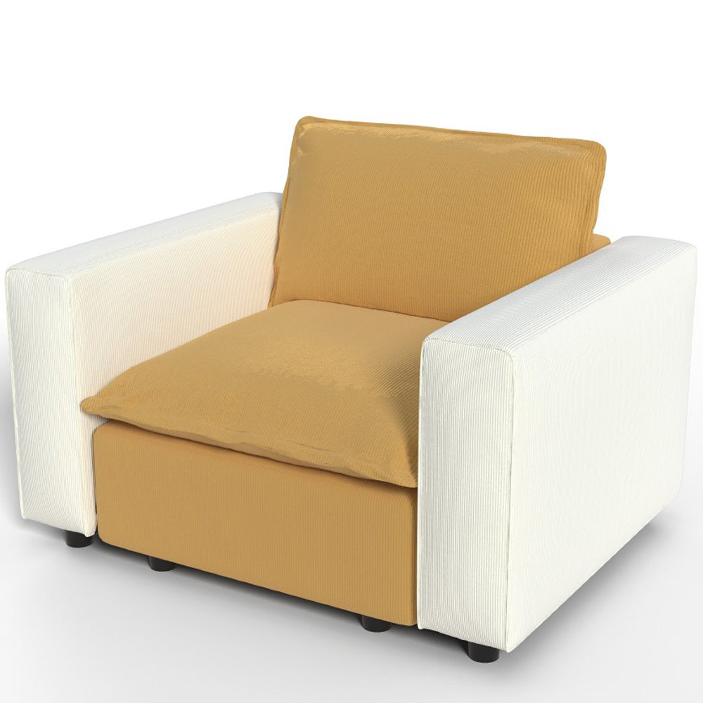 Module Sofa Oversized Sectional Sofa Armrest Beige Living Room