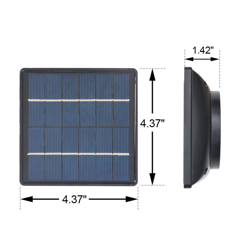 Replace Square LED Solar Panel For 11ft Patio Umbrella