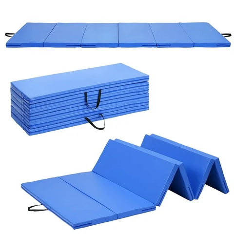 Ainfox Folding Exercise Mats, Gymnastics Tumbling Mats, Aerobics Stretching Yoga Mat